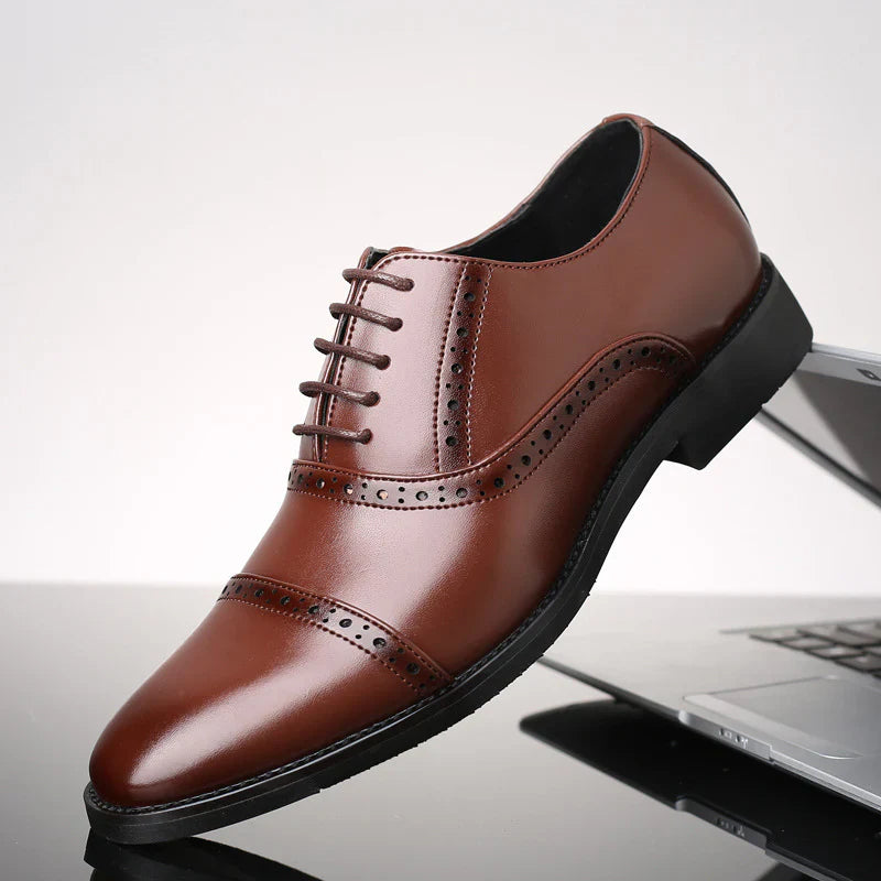 Korean Style British Casual Business Leather Shoes Men