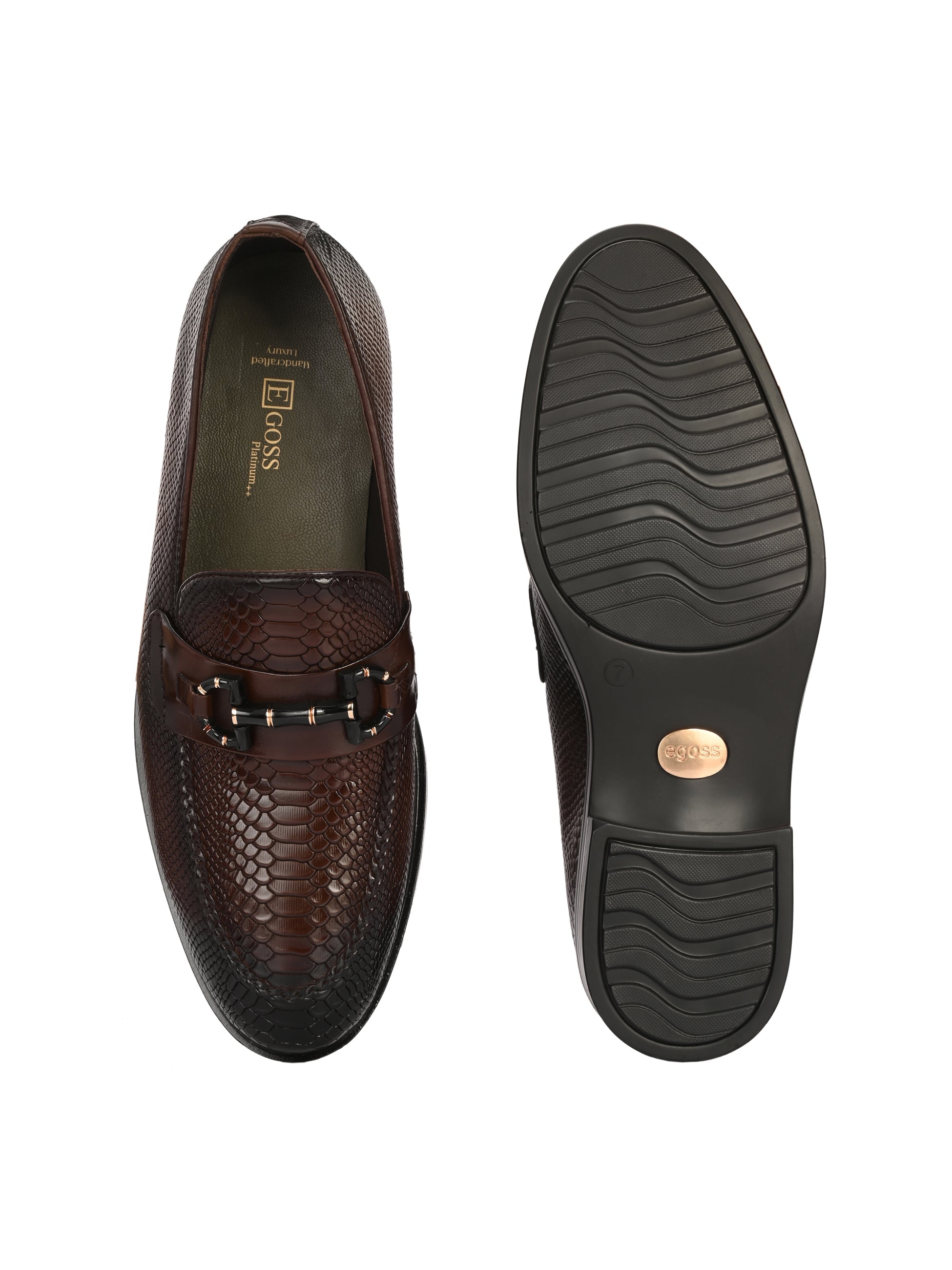 Salmot Platinum - Buckled Shoes For Men