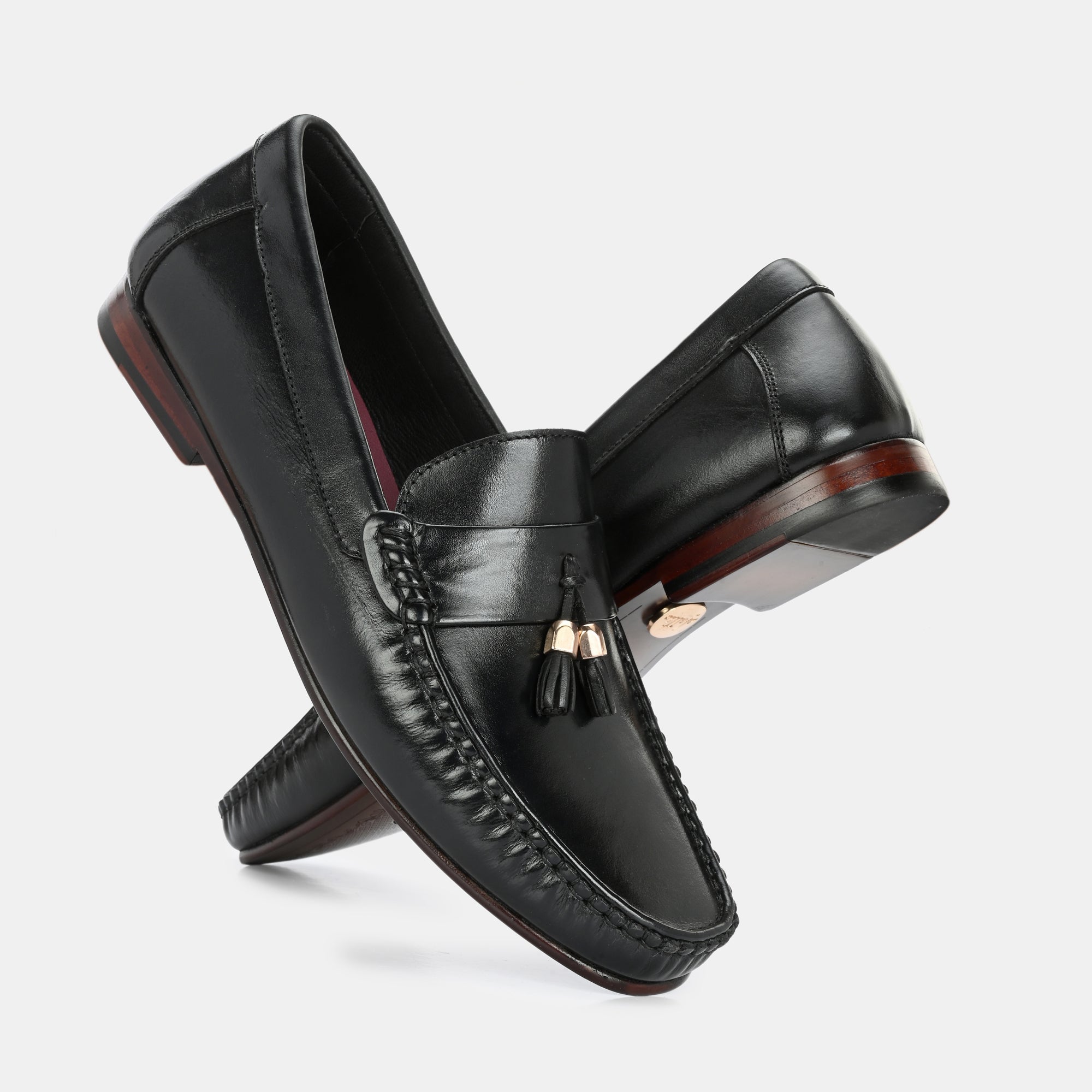 Black Tassel Loafers