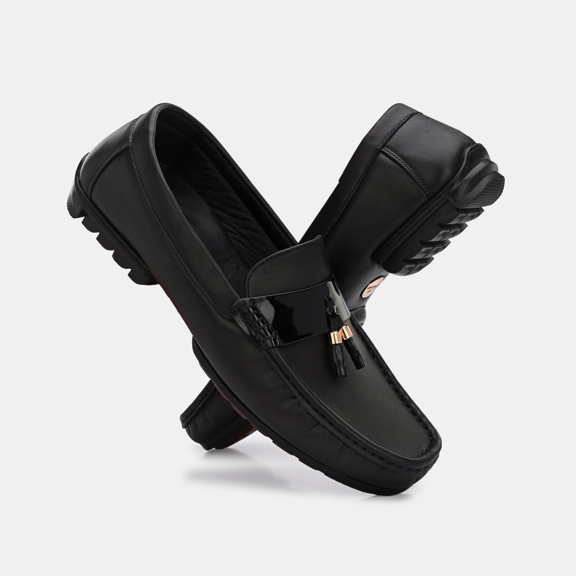 Black Tassel Loafers