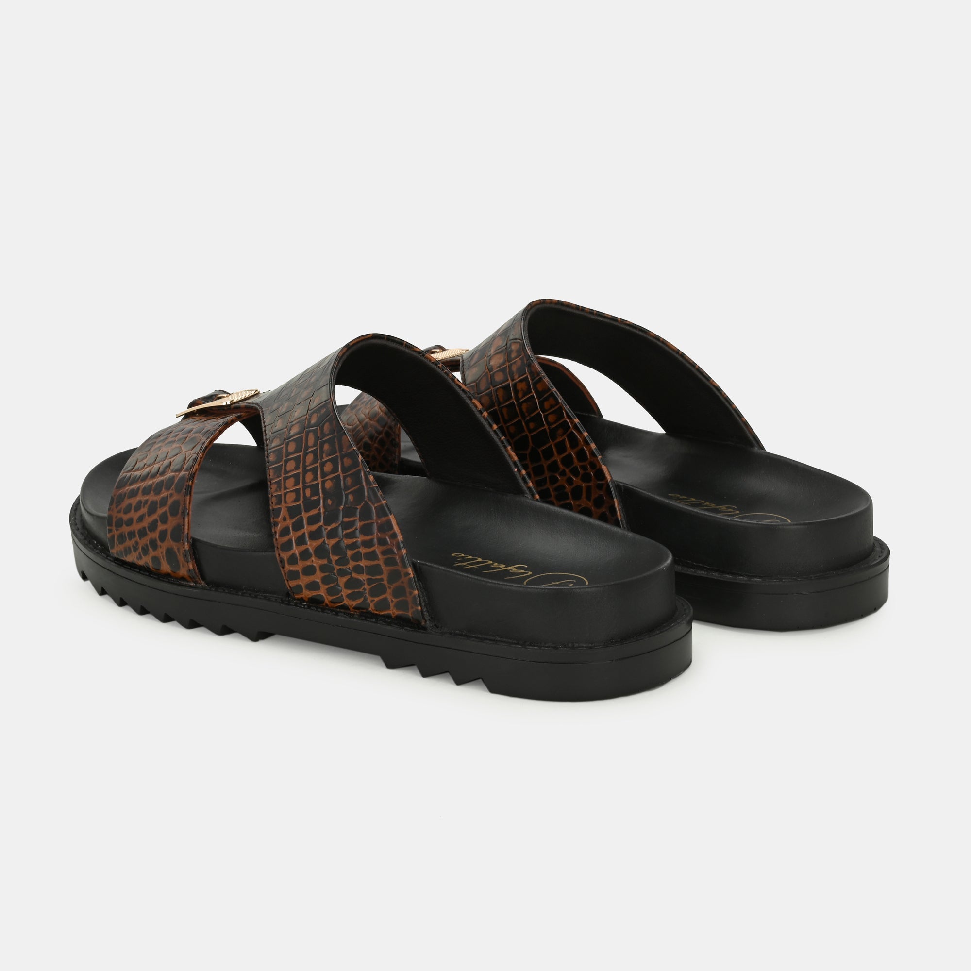 Brown Arba Slippers