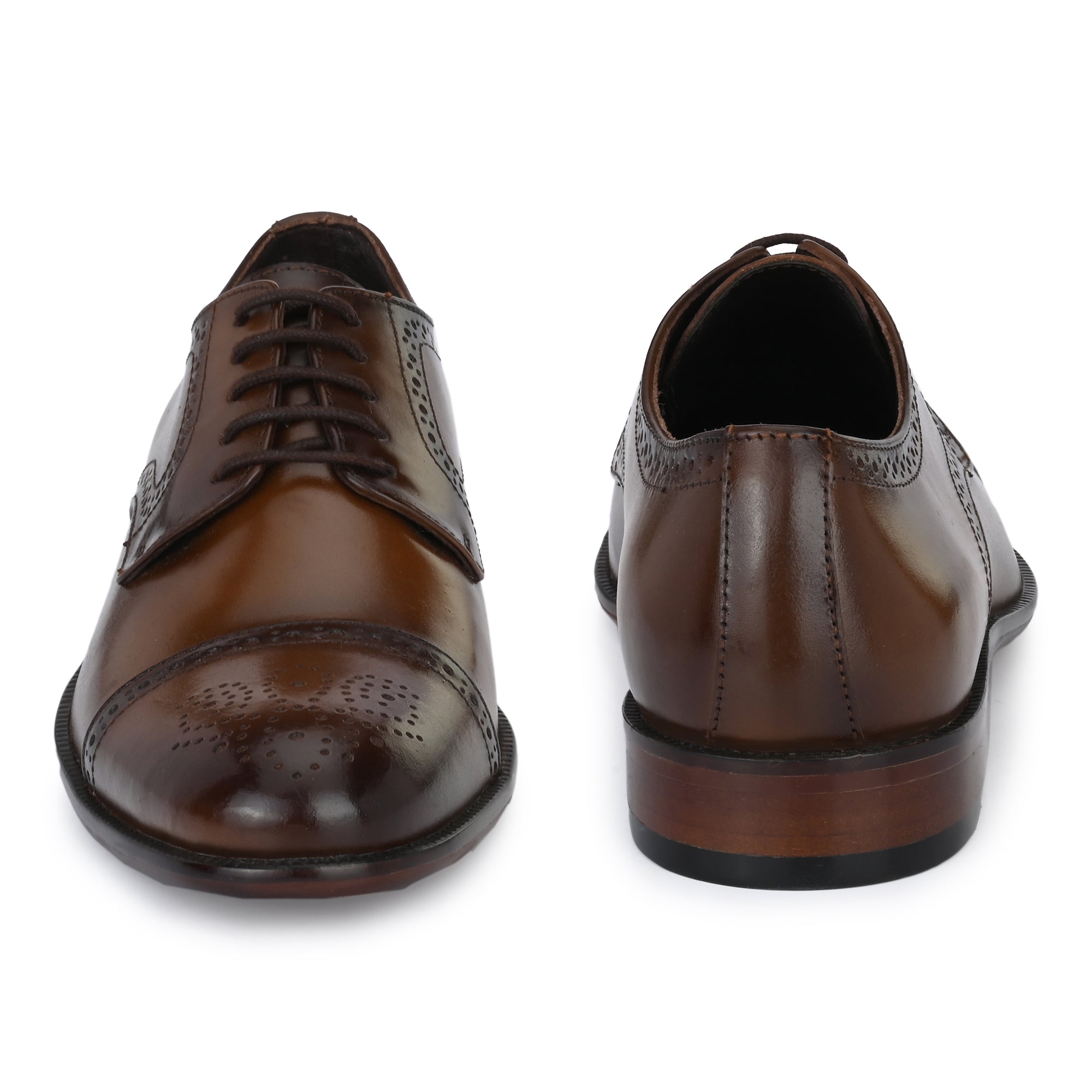 Salmot Formal Lace-Up Semi-Brogues For Men