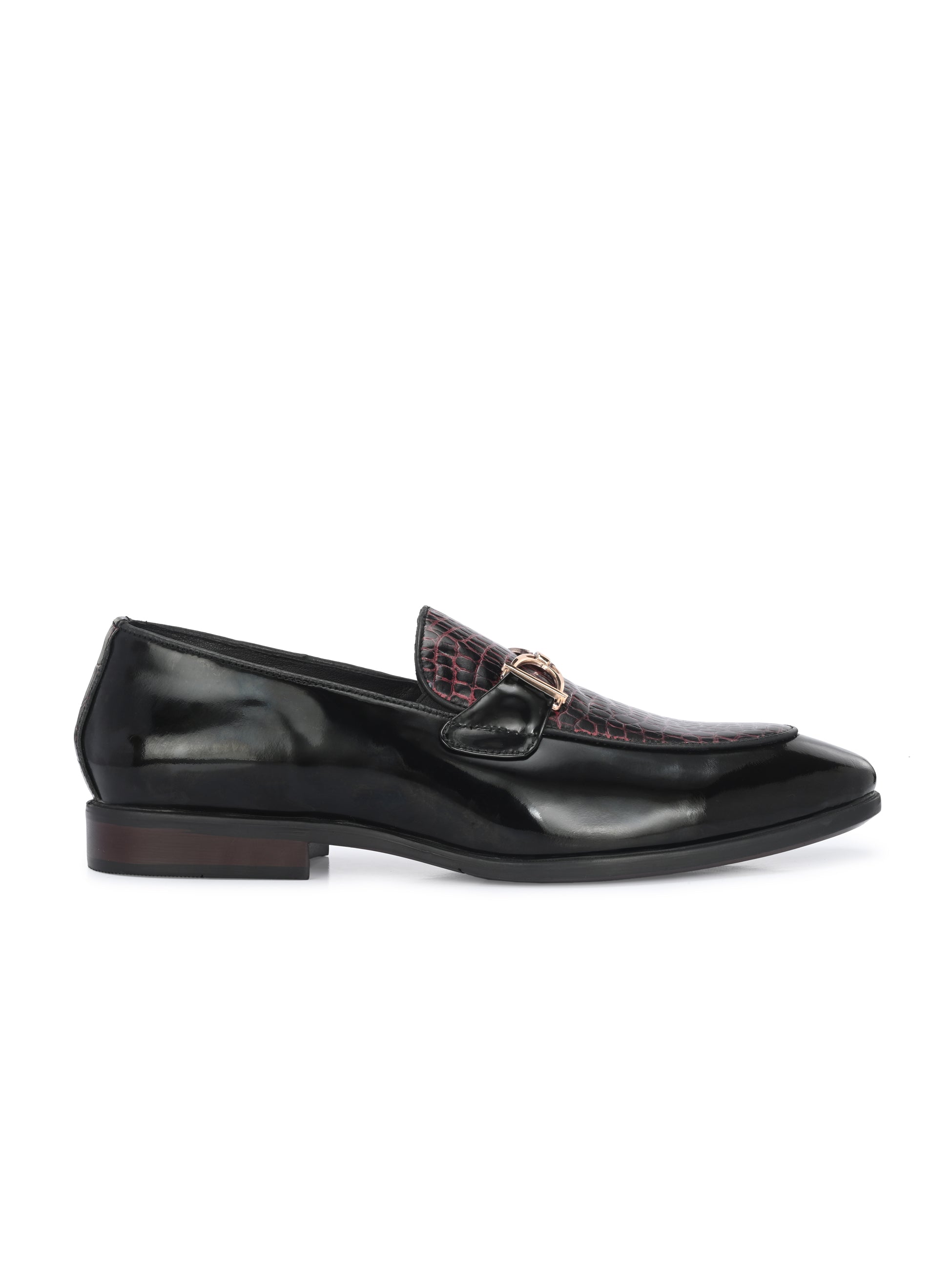 Salmot Platinum Buckled Loafers For Men