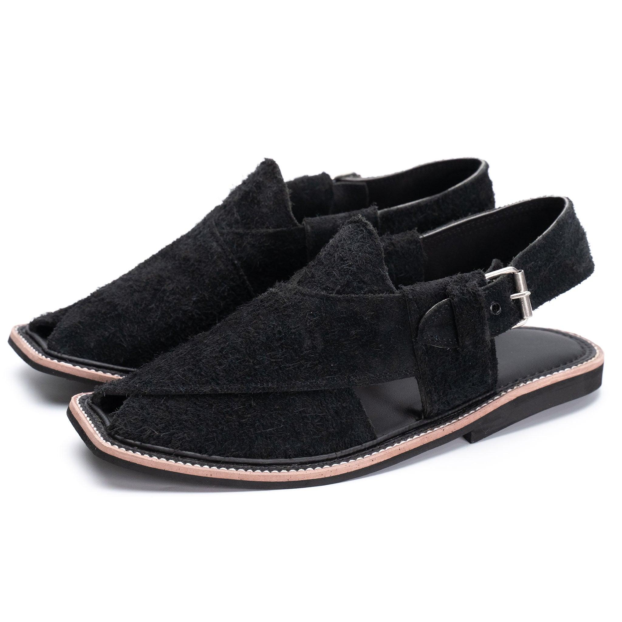 Signature Suede Peshawari Black